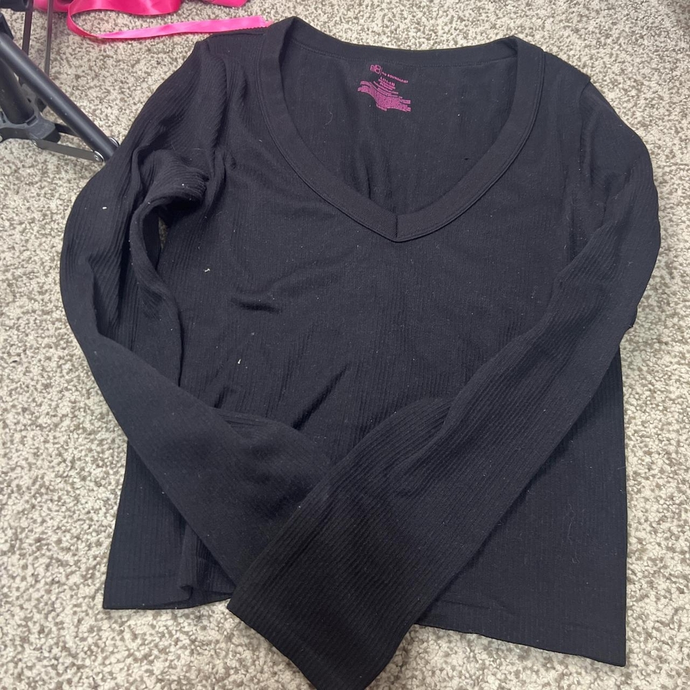 No Boundaries Black Long Sleeve Tee